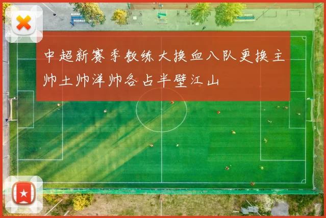 中超新赛季教练大换血八队更换主帅土帅洋帅各占半壁江山